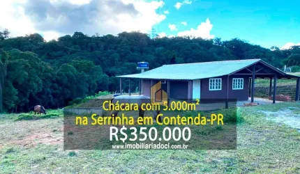 Chácara com 5.000m² no Serrinha em Contenda-PR  - A venda por R$350.000,00