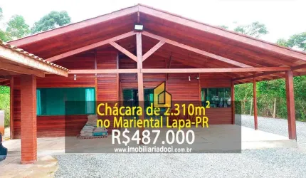 Chácara de 2.310m² no Mariental na Lapa-PR  - A venda por R$487.000,00