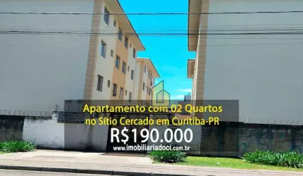 Apartamento com 02 Quartos no Sítio Cercado em Curitiba-PR  - A venda por R$190.000,00