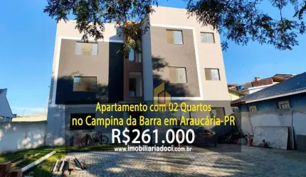 Apartamento com 02 Quartos no Campina da Barra   - A venda por R$261.000,00