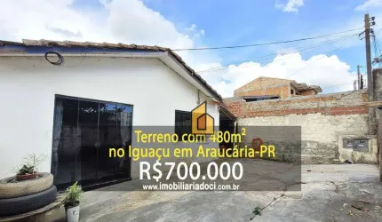 Terreno à venda, 480 m² por R$ 700.000,00 - Iguaçu - Araucária/PR