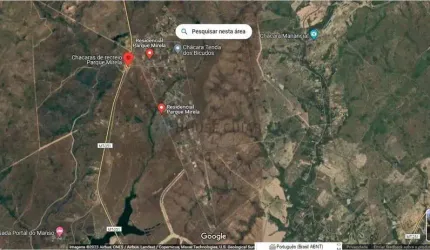 chácara no condomínio Parque Mirella 2 , medindo 50 X 100 na estrada do Manso