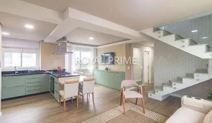 Cobertura Mobiliada com Terraço, 3 quartos 2 Vagas à venda, 145 m² - Vila Izabel - Curitiba/PR