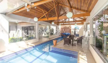 Sobrado Triplex em Condomínio com Piscina, Ático e 4 dormitórios à venda/locação, 402 m² - Santa Felicidade - Curitiba/PR