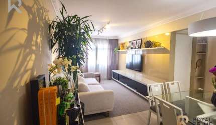 Apartamento Semi Mobiliado em Andar Alto com 3 Quartos e 90m2 - Bigorrilho - Curitiba/PR