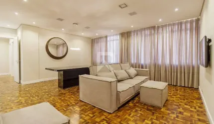 Apartamento Semi-Mobiliado Face Norte, 3 Quartos, Venda, 101 m² - Batel - Curitiba/PR