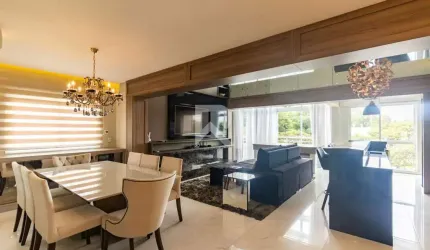 Amplo Apartamento com Pé-Direito Duplo, 3 Suítes e 3 Vagas - Aluguel 185m² - Ecoville - Curitiba/PR