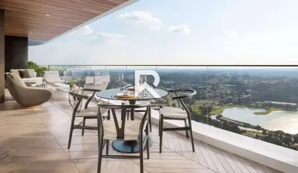 Apto no 46º Andar (mais alto da cidade) 4 Suítes e Vista p/ Parque Barigui - Venda 283m² - Bigorrilho, Curitiba/PR