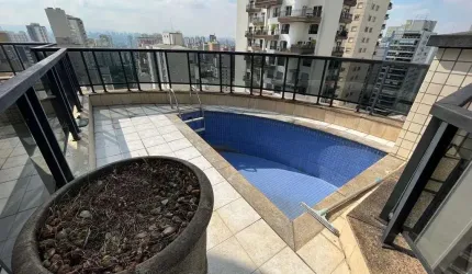 Cobertura duplex com 4 suítes 5 vagas a venda na Santa Cecília