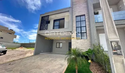 Sobrado em condomínio fechado 140m² - 03 dormitórios - Costeira - São José dos Pinhais