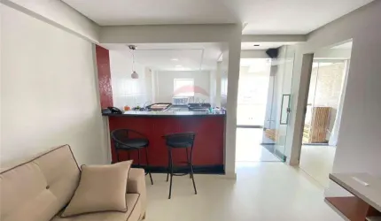 Apartamento Quarto e sala mobiliado com varanda no Minas Flat , rua Braz Bernardino para locação em cima do Braz Shopping