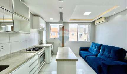 Apartamento mobiliado À VENDA, 2 dormitórios, 42m²,  Residencial Villaggio Ventura, bairro Olaria, Canoas, RS