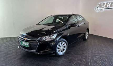 Chevrolet onix sedan plus lt 1.0 12v flex 4p mec.  - preta - 2022/2023