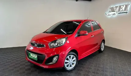 Kia picanto ex 1.1/1.0/ 1.0 flex aut.  - vermelha - 2013/2014