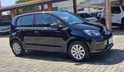 Volkswagen up take 1.0 total flex 12v 5p  - preta - 2017/2018