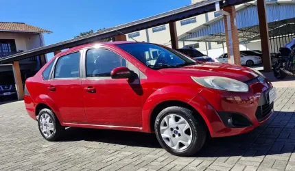 Ford fiesta sed. 1.6 8v flex 4p - vermelha - 2010/2011