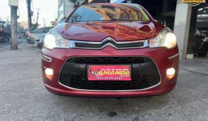 Citroën c3 exclusive 1.5 flex 8v 5p mec. - vermelha - 2015/2015
