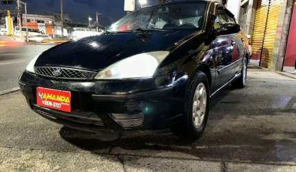 Ford focus sedan 1.6/1.6 flex 8v/16v 4p mec. - preta - 2005/2005