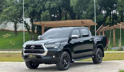 Toyota hilux cd srx 4x4 2.8 tdi 16v diesel aut.  - preta - 2023/2023