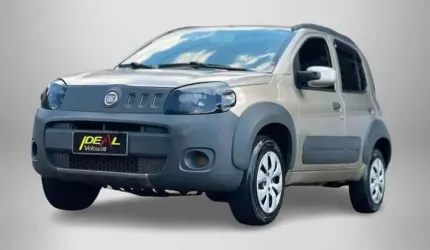 Fiat uno way 1.4 evo fire - bege - 2010/2011