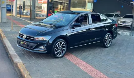 Volkswagen virtus highline 200 - preta - 2020/2021