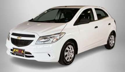 Chevrolet onix joy 1.0 - branca - 2017/2018