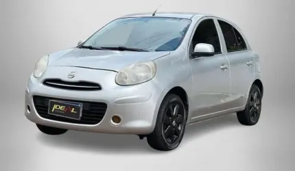 Nissan march 1.0 flex  - prata - 2012/2013