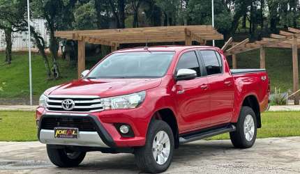 Toyota hilux cd srv 4x4 2.8 tdi diesel aut.  - vermelha - 2018/2018