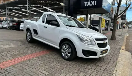 Chevrolet montana ls  - branca - 2018/2019