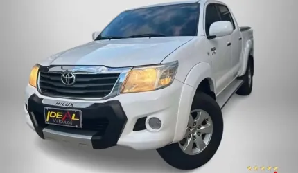 Toyota hilux cd sr 4x2 2.7 16v/2.7 flex aut.  - branca - 2015/2015