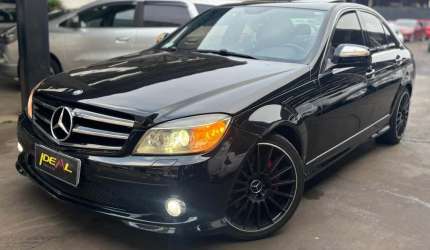Mercedes-benz c-350 sport 3.5 v6  - preta - 2007/2008
