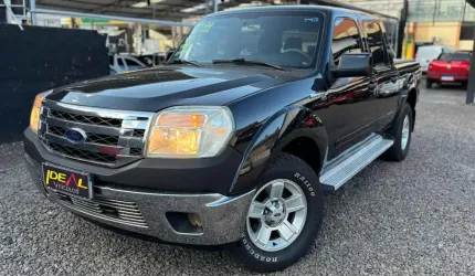 Ford ranger xlt 3.0 pse 4x4 - preta - 2010/2011