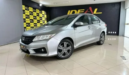 Honda city lx 1.5 - cinza - 2015/2015