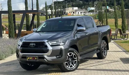 Toyota hilux cd srx 4x4 2.8 tdi 16v diesel aut.  - cinza - 2021/2021