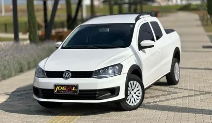 Volkswagen saveiro trendline 1.6 t.flex 8v cd  - branca - 2015/2015
