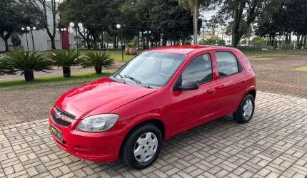 Chevrolet celta 1.0l lt - vermelha - 2012/2013