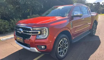 Ford ranger limited 4x4 - laranja - 2023/2024
