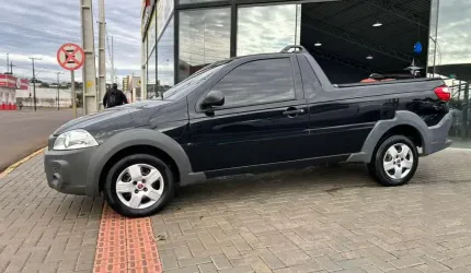 Fiat strada working - preta - 2014/2015