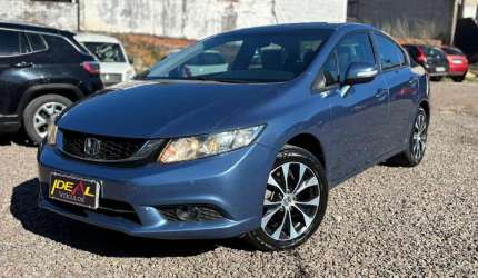 Honda civic lxr 2.0 - azul - 2014/2015