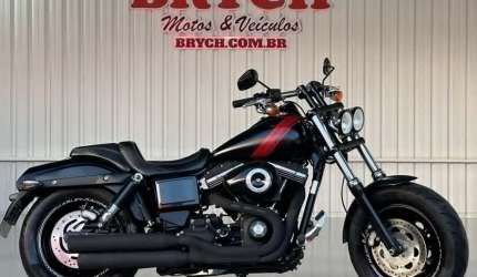 Harley davidson fat bob fxdf abs - preta - 2013/2014