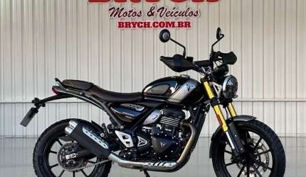 Triumph scrambler 400 x abs - preta - 2024/2025