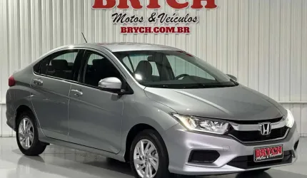 Honda city sedan personal 1.5 flex 16v aut.  - prata - 2020/2020