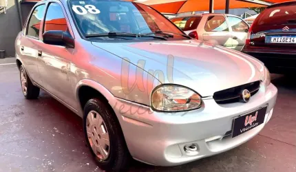 Chevrolet classic m/ life - prata - 2007/2008