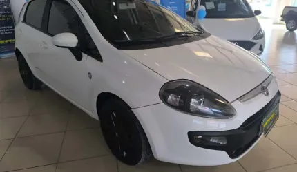 Fiat punto attractive 1.4 fire flex 8v 5p  - branca - 2013/2013
