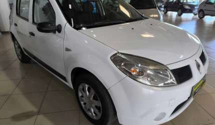 Renault sandero expression hi-flex 1.6 8v 5p  - branca - 2008/2009