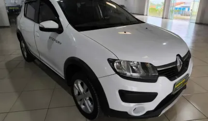 Renault sandero stepway flex 1.6 16v 5p  - branca - 2019/2020