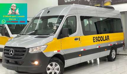 Mercedes benz - sprinter escolar 417 extra longa hitech 28 lugares (27+1) oportunidade!!!