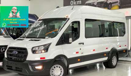 Ford - nova transit l4h3 passageiro 18lugares (17+1) automática ano 2026 pronta entrega!!!