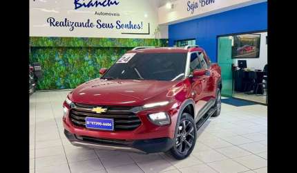 Chevrolet montana premier 1.2 turbo flex 12v aut. - vermelha - 2023/2024