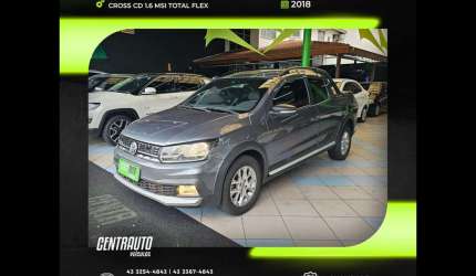 Volkswagen saveiro cross cd 1.6 msi total flex 2018